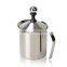800ml Stainless Seel Milk Frother Jug Cappuccino Latte Foam Creamer Double Mesh Pump