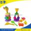 7pcs assorted multiwheel beach sand clock toy