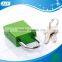AJF Hot selling green aluminium square key padlock for engraving names or patterns