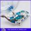Many Designs !!! 925 Sterling Silver Black Opal Necklaces Big Animal Frog Pendant