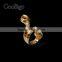 Fashion Jewelry Cool Snake Shape Rhinestone Ring Ladies Wedding Party Show Gift Dresses Apparel Promotion Accessories