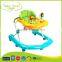 BW-28B easy folding beautiful baby walker seat pad cheap baby walker with 8 swivel wheels