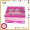 Kids room decorative desktop velvet jewelry organizer boxes