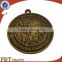 Antique gold customized cheap decorative metal souvenir cycling medal