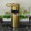 Fashion Round Stainless Steel Bin