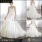 OEM manufacturers embroidered organza fabric white boned bodice lace wedding dresses