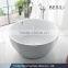 Acrylic Freestanding round bathtub dimensions 135 cm