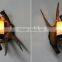 Rural style Resin Antler Deer Horns II Wall lamp