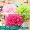 Tissue paper pom poms artificial flowers balls birthday decoration items