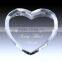 Wholesale Custom Design Blank Clear Crystal Love Heart Shape Paperweight for Wedding Favors Gifts