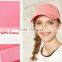 Girls Pink Washes Cotton Worn-Out Baseball Cap,Blank 6-Panel Custom Baseball Caps Bulk