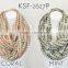 2 Colors Available Now for Clear Out! 35" x 35" Triangle Infinity Scarf for Girls 100% Polyester Infinity scarf