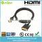 6ft Gold 24+1 DVI to HDMI Cable