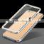Luxury ultra slim Gold plating crystal clear tpu case for iphone 6 transparent soft phone bag cover