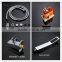Square Shower Faucet System Bathroom Faucet With Shower Cold and Hot Water Control Rainfall and Waterfall Shower Head Set