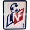 factory direct 3d flock type garment patch badge patch heat press patches