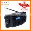 2016 Trending Products Dynamo Digital Display LED Torch AM/FM Solar Rechargable Radio Flashlight