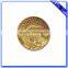 High quality cheap customized engraved 3D brass coin