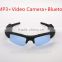THB688C Bluetooth camera+mp3 player glasses camera hidden spy bluetooth eyewear cam
