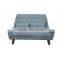 S001A Wooden sofa with loose cushions