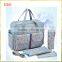 Durable Outdoor Portable Canvas Baby Diaper Bag Set