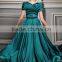 New product cheap price emerald green evening dress for women