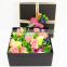 rectangular shape paper material flower packing box