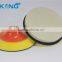rubber polishing 3'' pads backer with felt wheel