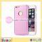 TPU soft shell integrally molded with metal frame combo case for iphone 6s/Ultra-thin Shockproof Armor Back Case for iPhone 6s