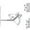 SH-135B Zinc alloy/SUS Mirror/satin square 135degree hotel DOOR clamp Shower door hinge Swimming pool Glass balustrade fitting