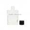 15ml refillable rectangular glass perfume bottle