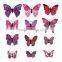 12Pcs 3D Butterfly Wall Sticker / Fridge Magnet Home Decor / removable butterfly wall stickers home decor