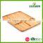 Bamboo Square Plate,wooden Compartment Tray for Sale
