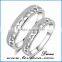 Silver wedding jewelry bijoux ring for couple