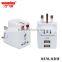 New Patent All in One Usb Taiwan Travel Adaptor With Many Colors And Low Price