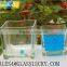wholesale clear square glass vase , vase glass ,glass flower vases