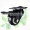 Light Duty Industrial Caster Black Polyurethane Wheel Small Caster