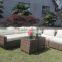 Large Rattan Corner Sofa Set Group