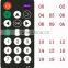 20 keys 38 KHZ remote infrared ray remote control for NEC CODE MP3 remote transmitting tube wavelength of 940 nm
