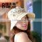 wholseale fashion lady hats sun brimmed paper straw hat for women