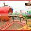 Electrical Worm Design Track Train for Adult and Kids Apple Bug Roller Coaster Amusement Rides