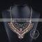 high quality vintage rhinestone chunky statement necklace tin alloy fashion women pendant necklace 6390090