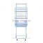 Pawhut 58" White Garden Decor Metal Bird Cage
