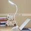 Rechargeable Dimmable Touch Sensor Clip On Desk Lamp LED Book Reading Light