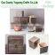 burn wooden tea box ,tea box with sliding lid,burn wood crafts shelf