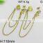 New arrival long chain earring in gold color