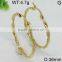 Powell Wholesale earring hoop in gold color