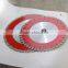 silent saw blade for Granite with stage segment & V-slot segment