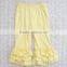 Baby girl new style ruffle pants icing pants for child cotton fabric mulitcolor for choice in stock