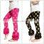 China suppliers wholesale icing pants gold polka dot ruffle pants little girls modeling panties toddler ruffle pants